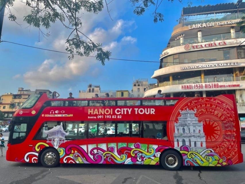 1 ROUND HANOI CITY TOUR + WATER PUPPET SHOW TICKET - Seeing Hanoi from the top deck
