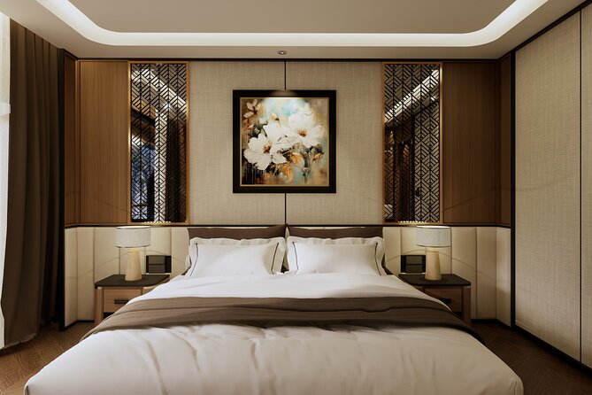 2 Day 1 Night Luxury Azura Cruise through Halong & Lan Ha Bay - Sunset from the sundeck and evening onboard