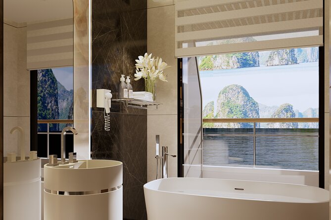 2 Day 1 Night Luxury Azura Cruise through Halong & Lan Ha Bay - Morning Tai Chi, breakfast, and Lan Ha Bay