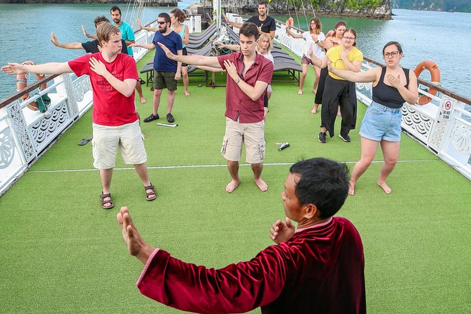 2-Day Oriental Sails Junk Cruise of Halong Bay - Sunset, cooking, and an evening on board