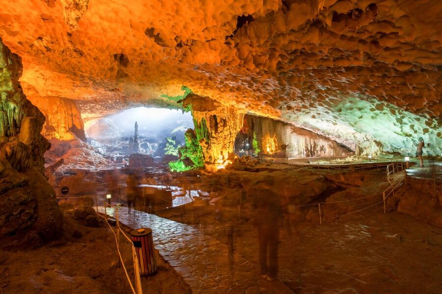 2-Day Royal Palace Ha Long Bay & Ti Top Island Cruise - Sunset, dinner, karaoke, and squid fishing