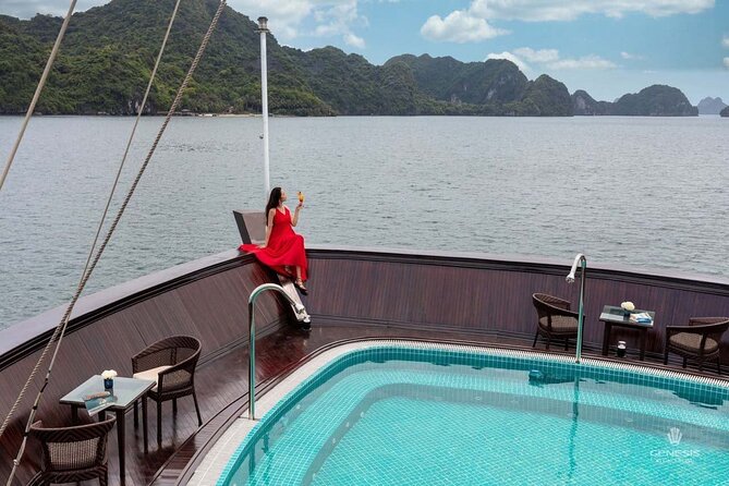 2 Days and 1 Night Halong Bay Luxury Genesis Regal Cruises - Dark and Light Cave by sampan or kayak