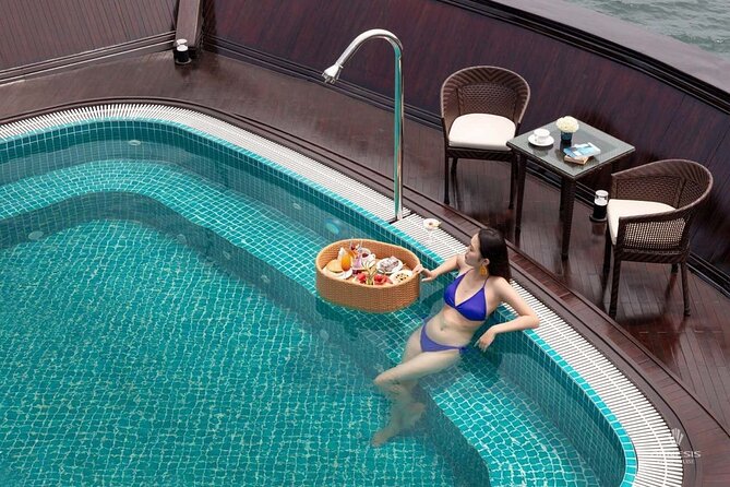 2 Days and 1 Night Halong Bay Luxury Genesis Regal Cruises - Lunch and the first views from the water