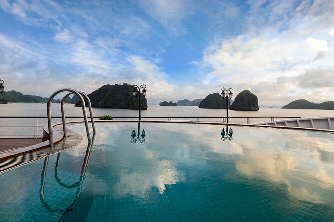 2-Days Aspira Cruise Tour around Hanoi- Halong- Lan Ha Bay - Day one: lunch, sailing, and evening on board