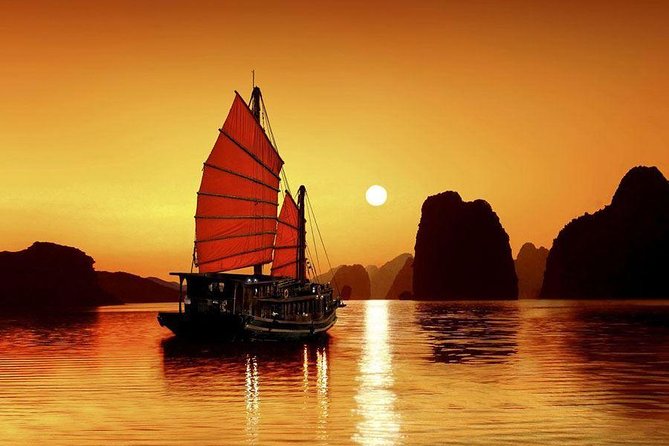 2 Days Halong Bay 3<em> Cruise Including Transportation from Hanoi – Key points to know before booking’ /></p>
<ul>
<li><strong>A proper overnight on Ha Long Bay:</strong> You sleep in a deluxe double or twin cabin instead of seeing the bay only on a day trip.</li>
<li><strong>Three signature sights in two days:</strong> Sung Sot Cave, Titov Island, and the kayaking area form the main sightseeing program.</li>
<li><strong>A useful Hanoi pickup:</strong> The air-conditioned shuttle collects you from hotels in Hanoi’s Old Quarter between 7:45 and 8:30 a.m.</li>
<li><strong>A small group by cruise standards:</strong> The maximum group size is 25 people, with an English-speaking guide.</li>
<li><strong>Meals and onboard extras included:</strong> The package covers Vietnamese meals, breakfast tea and coffee, a welcome drink, fruit with local wine, a cooking demonstration, and squid fishing.</li>
<li><strong>Plan for a $35 solo supplement:</strong> If you travel alone, the extra charge is paid in cash to the guide on the travel date.</li>
</ul>
<h2>Leaving Hanoi for Ha Long Bay</h2>
<p> Cruise Including Transportation from Hanoi – Leaving Hanoi for Ha Long Bay’ /></p>
<p><p>Your day begins with hotel pickup in Hanoi’s Old Quarter between 7:45 and 8:30 a.m. The exact pickup time depends on where your hotel sits in the collection route, so you should be ready before the later end of that window.</p>
</p>
<p><p>The air-conditioned shuttle makes the trip to Ha Long Bay with a short break along the way. The transport is useful rather than fancy, but that is exactly what you need here: a direct ride from your Hanoi base to the harbor without arranging a separate transfer.</p>
</p>
<p><p>Pickup and drop-off outside Hanoi’s Old Quarter are not included. If your hotel sits elsewhere in the city, you will need to reach the pickup area yourself or confirm arrangements before booking. That small detail matters because the cruise itinerary is timed around the boat’s departure.</p>
</p>
<p><p>You reach Ha Long harbor around 12:45 p.m. The crew welcomes you aboard with a drink, then handles check-in. From this point, your hotel room, transport connection, and sightseeing base are all on the boat.</p>
</p>
<div class="twil" style="margin: 20px 0; padding: 15px 0;"><p>More 2-Day Tours in Ha Long Bay</p><ul style="margin: 10px 0; padding-left: 0; list-style: none;"><li style="margin: 0 0 12px 0; padding: 0 0 12px 0; border-bottom: 1px solid #F4E1DF; line-height: 1.4;"><a href="https://lovinghanoi.com/amanda-cruise-ha-long-lan-ha-bay-all-inclusive-2d1n-3d2n/">Amanda Cruise – Ha Long, Lan Ha Bay – All Inclusive 2D1N & 3D2N</a><br><span style="font-size: 0.82em; color: #7A4A42;"><span style="color: #14CBC4;">★</span> 5.0 &nbsp;&middot;&nbsp; 4,358 reviews</span></li><li style="margin: 0 0 12px 0; padding: 0 0 12px 0; border-bottom: 1px solid #F4E1DF; line-height: 1.4;"><a href="https://lovinghanoi.com/hanoi-2-day-halong-lan-ha-bay-5-star-cruise-with-balcony/">Hanoi: 2-Day Halong & Lan Ha Bay 5-Star Cruise with Balcony</a><br><span style="font-size: 0.82em; color: #7A4A42;"><span style="color: #14CBC4;">★</span> 4.8 &nbsp;&middot;&nbsp; 3,300 reviews</span></li><li style="margin: 0; padding: 0; border-bottom: none; line-height: 1.4;"><a href="https://lovinghanoi.com/halong-bay-le-journey-cruises-all-inclusive-2d1n-and-3d2n/">Halong Bay – Le Journey Cruises – All Inclusive 2D1N and 3D2N</a><br><span style="font-size: 0.82em; color: #7A4A42;"><span style="color: #14CBC4;">★</span> 5.0 &nbsp;&middot;&nbsp; 2,500 reviews</span></li></ul></div><h2>Lunch and the first view of the bay</h2>
<p><img width="668" height="446" decoding="async" src=