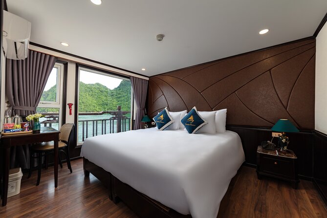 [2D1N] Halong Amanda Cruise - Luxury Unique Cruise on Bay - Meals from lunch to the final brunch