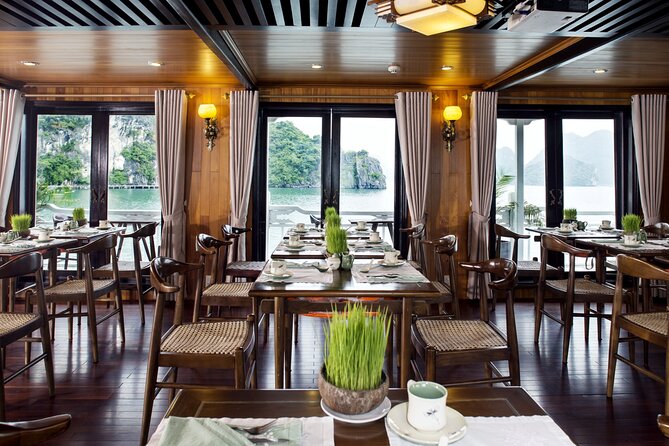 2D1N: Halong Bay 4-Star Cruise - Cave, Kayak, Swim, Meals - The cabin, air conditioning, and overnight comfort