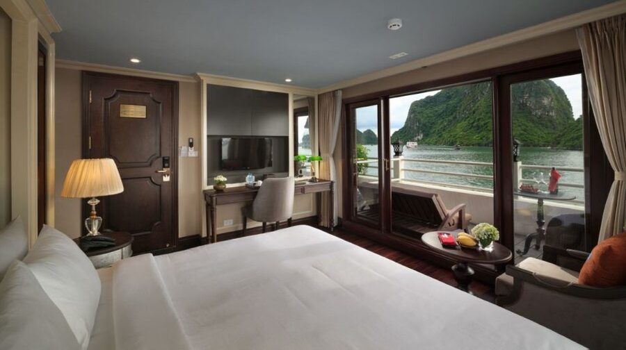 3 Day Hanoi - Ninh Binh - Halong Bay 5 Star Cruise & Balcony - Dinner, cooking, and squid fishing after dark