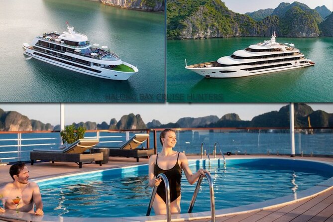 5/6/6++ stars All-Inclusive 2d/1n-ULTRA LUXURY STYLE-cruising LIKE A BOSS - From Hanoi to Tuan Chau Marina by limousine