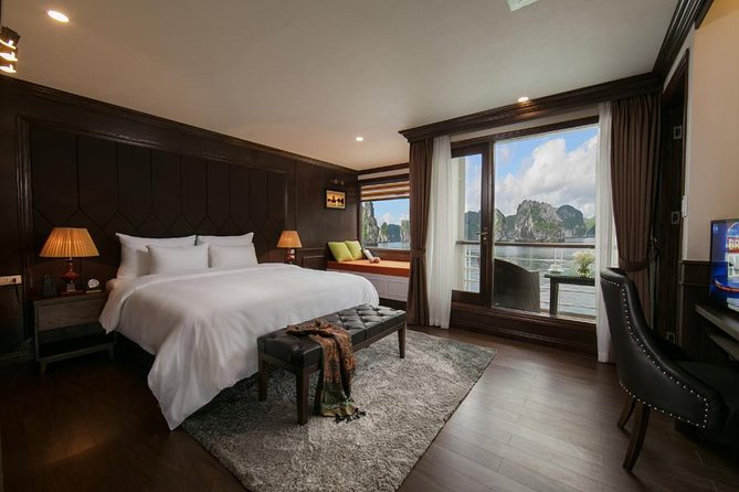 5 stars cruise LUXURY - big private balcony cabins - 3 days - 2 nights tour - Day 1: Ha Long Bay and Sung Sot Cave