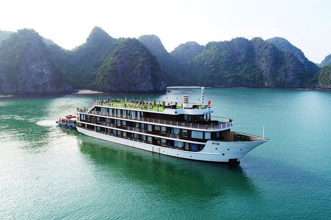 All-Inclusive 2 Day/1 Night Halong Luxury Cruise, Meals, Cave, Kayaking,Swimming - From Hanoi to the harbor
