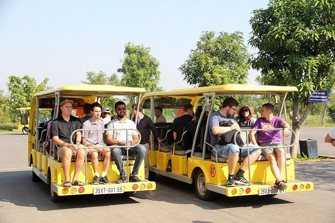 Bai Dinh Trang An Day Trip with Buffet Lunch,Boat Trip and Electric Car 2 Ways - Transport, timing, and group size