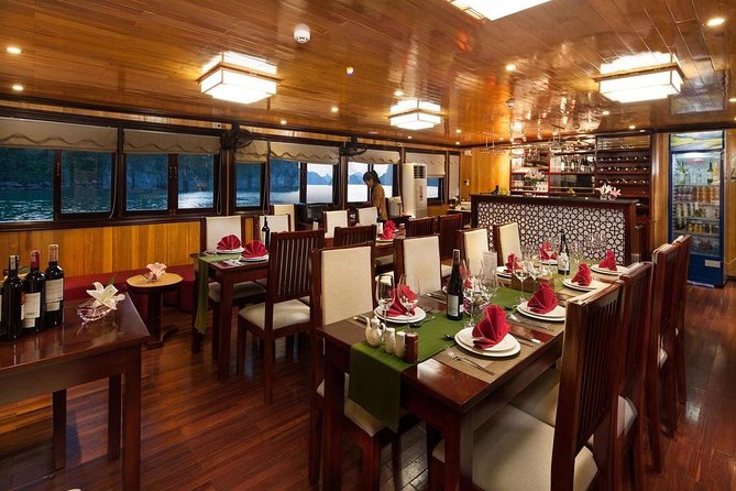 Bai Tu Long bay Boutique Cruise 2D/1N: Kayaking & swimming at pristine places - Sunset, cooking, and a quiet evening onboard