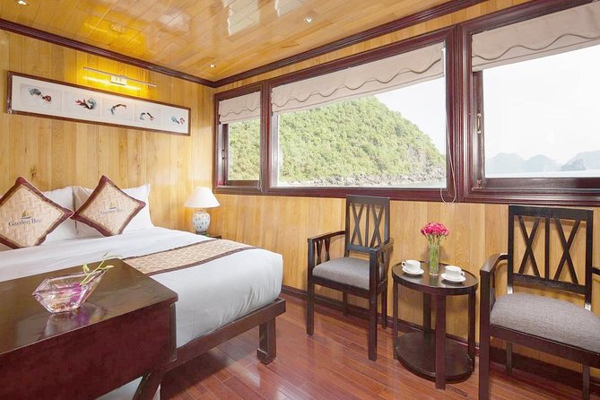 Bai Tu Long boutique & budget cruise 2D: Kayaking, swimming at pristine palaces - The Hanoi pickup and long first morning