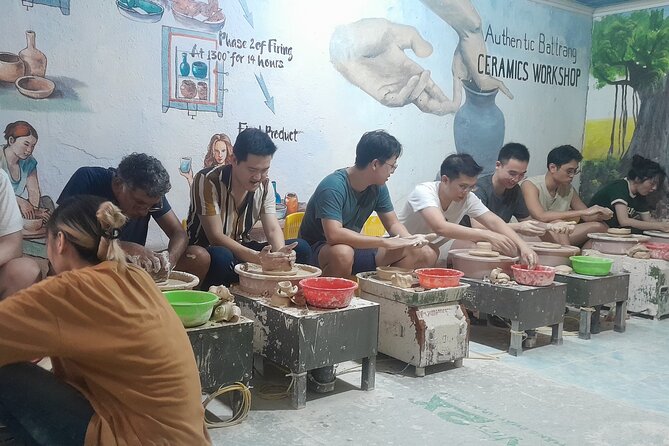Bat trang Pottery Class in Hanoi Old Quarter/Handmade experience - Your first attempts on the electric wheel