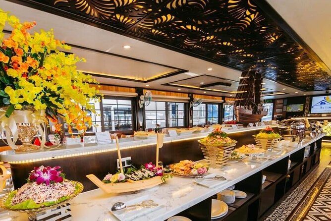 Best Halong Bay Tour One Day On Luxury Cruise 6 Hours Cruising - Ti Top Island for swimming or a 360-degree view