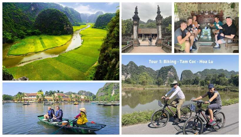 Best Ninh Binh Tour 1-Day, Small Group - Multiple Options - Cycling through rice fields and village lanes