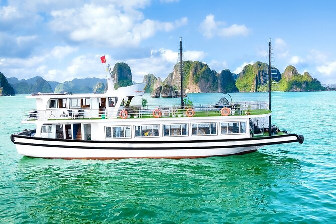 Best Price Halong 5 Star Day Cruise Buffet, Pool ,Sunset party - Luon Cave by kayak or bamboo sampan