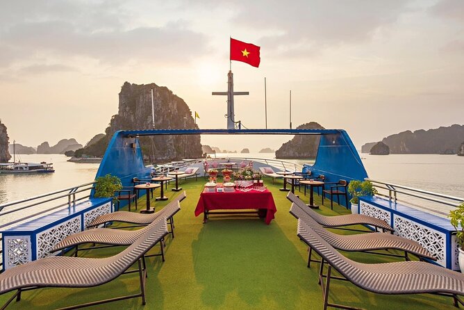 Best Price Halong Bay Full-Day Trip,Cave,Titop,Kayak By Transfer - The sunset party and the return to Hanoi