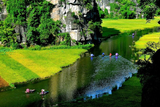Best Private Day Trip Hanoi to Ninh Binh: Multiple Options - Tam Coc by sampan, with limestone peaks all around
