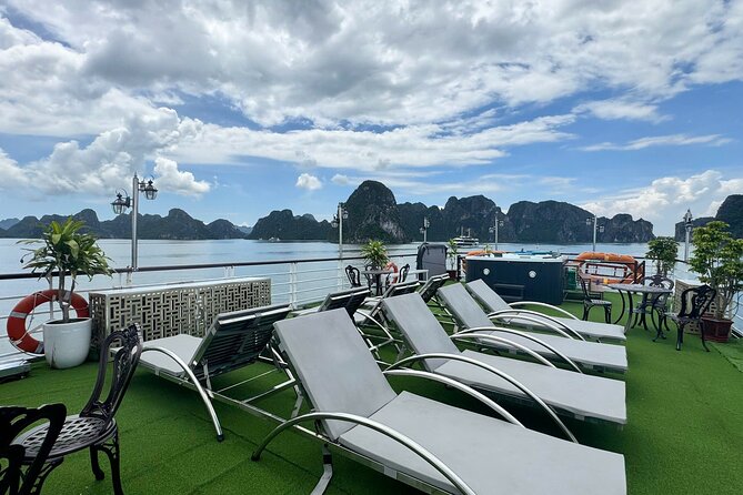 Best Value Ha Long bay 1 day - Lunch, kayak, swimming, transfer - Boarding at Tuan Chau Marina