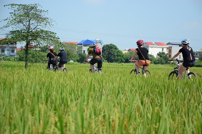 Bicycle Tours Hanoi: Full Day Bicycle Tours City & Countryside - Hanoi landmarks before the open road