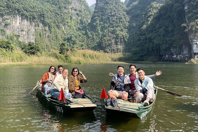 Boat and Bike Riding with Mua Cave in Ninh Binh Full Day Tour - Buffet lunch at a local restaurant
