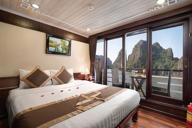 BOUTIQUE CRUISES Halong Bay 2 Days,1 Night Tour: Swimming,Caving, and Kayaking - Sung Sot Cave and the island stops