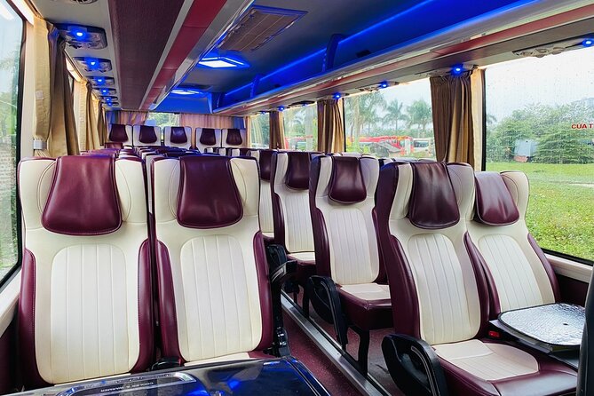 Bus Ha Noi to Cat Ba island - The final bus across Cat Ba Island