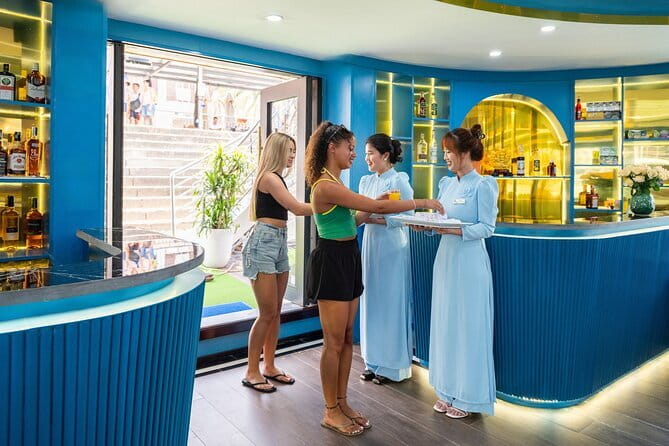 Carnival Cruise: Halong Luxury Cruise Day Trip -Swim, Kayak, Cave - The sunset party gives the ride a relaxed finish
