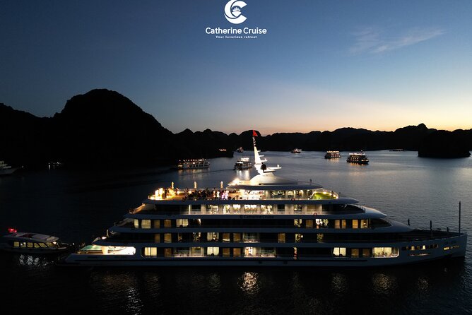 Catherine Cruise Halong Bay 2 Days/1 Night on 6 Star Cruise - Bai Tu Long Bay on day two