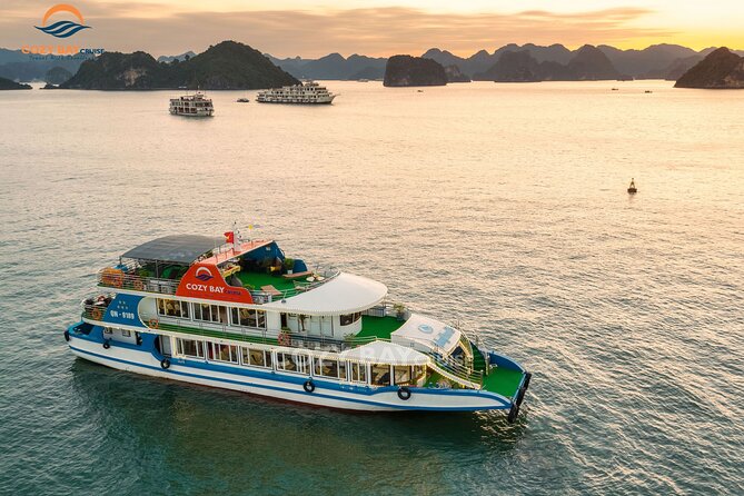 Cozy Bay Halong 5-Star Day Cruise, Buffet, Cave, Kayak, Swimming - Guides and group size