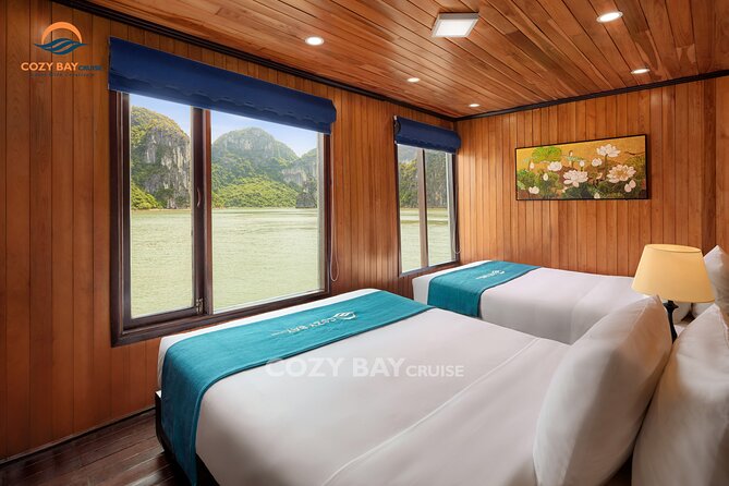 CozyBay Cruise-The Best Small Group 2D/1N inHalong-All inclusive - Returning to Hanoi by expressway