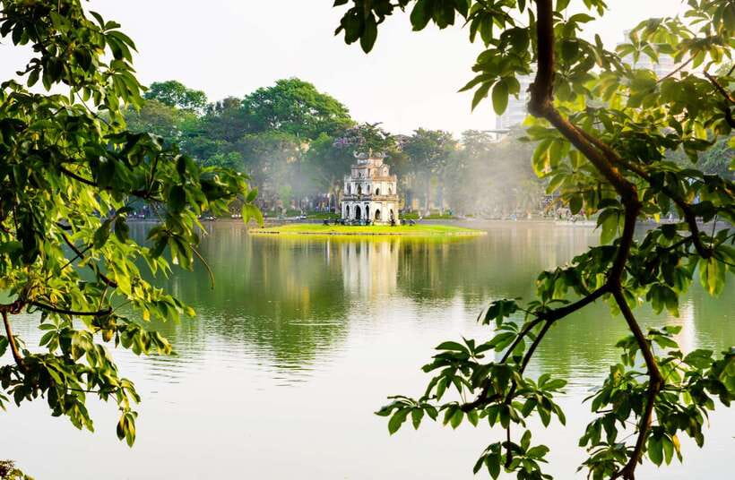 Cycling Through Hanoi: Old Quarter Pagodas & Red River Delta - From Hang Buom Street into Hanoi’s old lanes