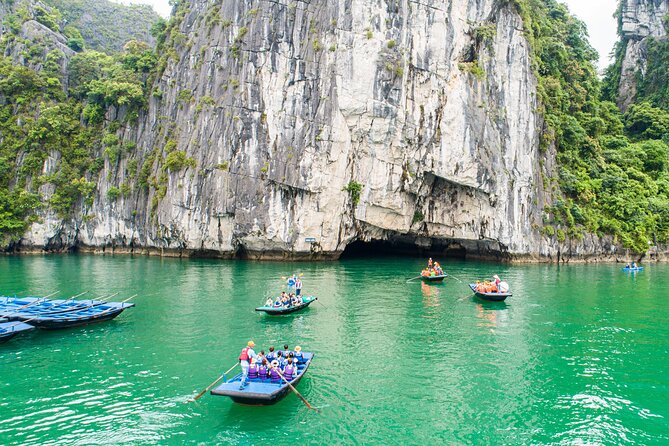 Day trip to Halong Bay from Hanoi - Rowing boat or kayaking for a closer look