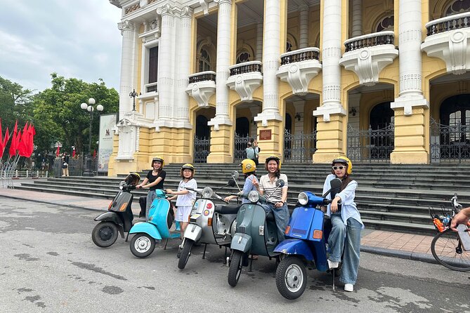 Discovery Inside Ha Noi City Tour By Vespa - Bun Cha and egg coffee in the Old Quarter