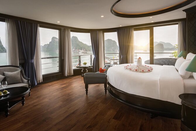 Doris 5 Star Cruise 2 Days 1 Night(Ha Long Bay+Lan Ha Bay) - Early morning Tai Chi and the second bay view