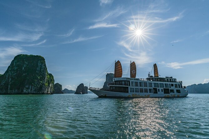 Emperor Cruises Experience 2 Days 1 Night in Halong Bay. - Boarding at Tuan Chau Island
