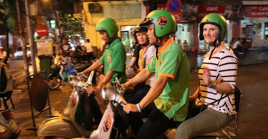Enjoy Hanoi Like a Local - Vespa & Street Food Tour by Night - Ending with live music and one drink
