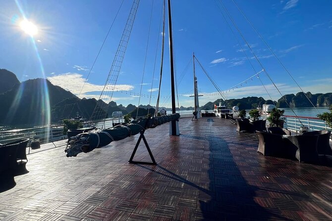 Erina Cruise Lan Ha Bay Halong Bay 3 days 2 nights depart from Hanoi Old Quarter - Day 1: Tra Bau by kayak or Jacuzzi