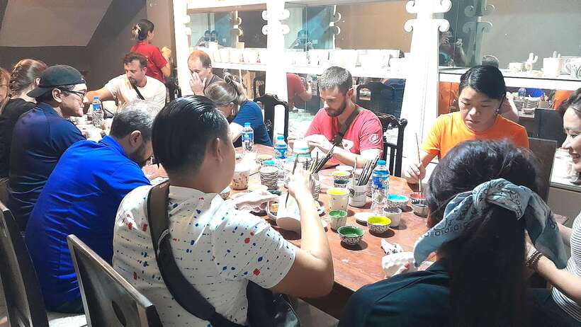 Experience the Art of Ceramic Painting | Hanoi’s Old Quarter - Choosing between cups, bowls, plates, and animal shapes