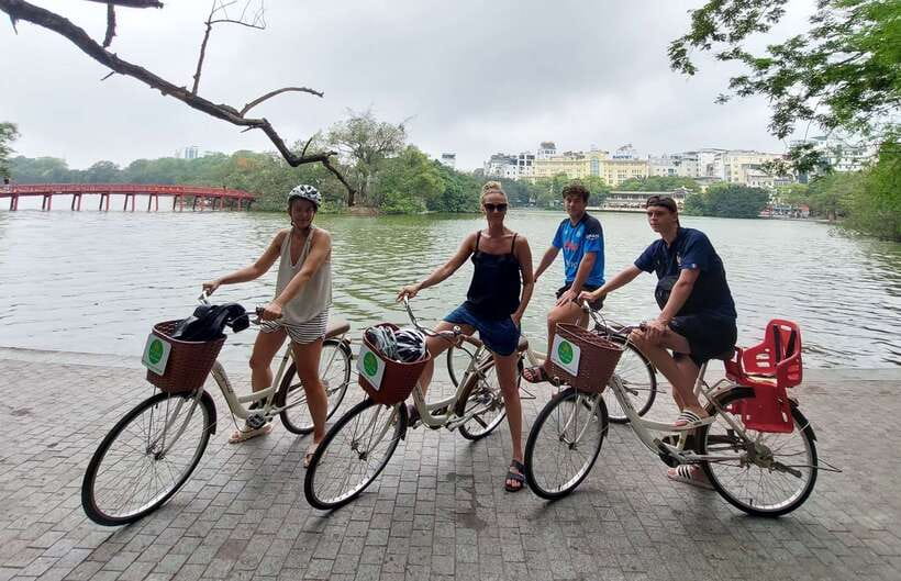 Explore Hanoi Old City By Cycling Tour With Small Groups - B-52 Lake, Ba Dinh Square, and the Ho Chi Minh area