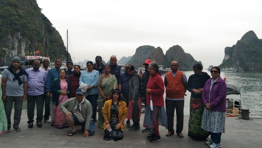 From Ha Noi - Fullday Trip Ha Long Bay - The morning ride from Hanoi to Tuan Chau Marina