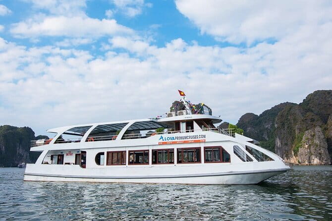 From Hanoi: 1-Day Halong 5-Star Cruises with Big & Small Groups - Afternoon tea, music, and the ride back