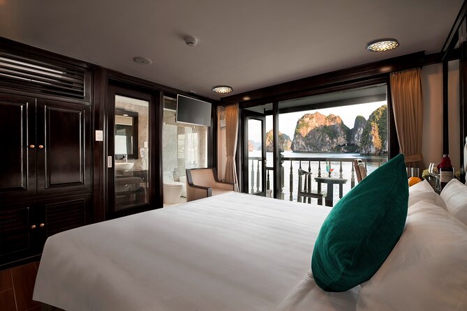 From Hanoi: 2-Day Luxury Halong Cruise Explore Caves & Island - Sunrise, breakfast, and tai chi