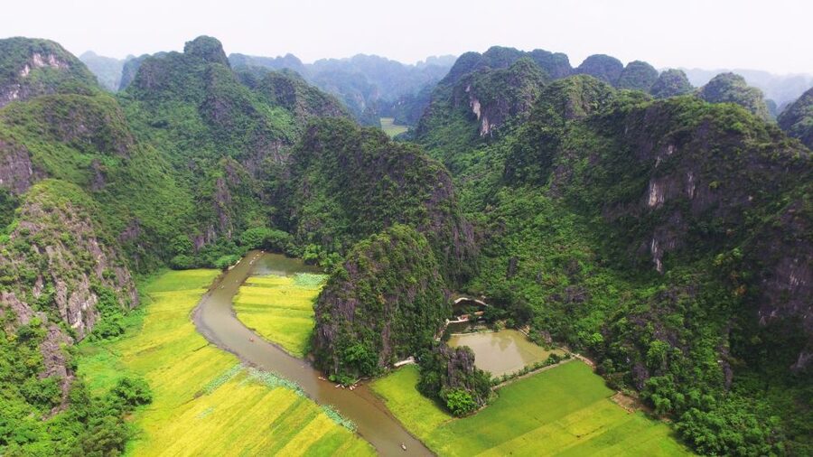 From Hanoi: 2-Day Ninh Binh Tour with Accommodation & Meals - Thung Nham Bird Valley by small sampan
