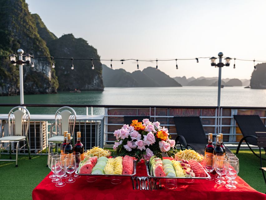 From Hanoi: 2-Day Ninh Binh Tour with Ha Long Bay Cruise - Lunch with goat dishes in Ninh Binh