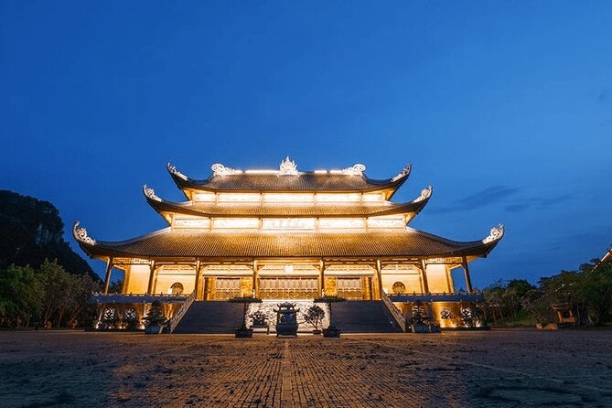From Hanoi: Bai Dinh Trang An Adventure Day Tour - Bai Dinh Pagoda, two hours among monumental Buddhist buildings