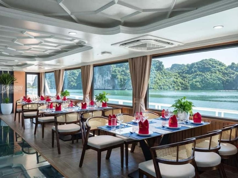 From Hanoi: Cat Ba Island and Lan Ha Bay Cruise Day Trip - Lunch aboard the cruise