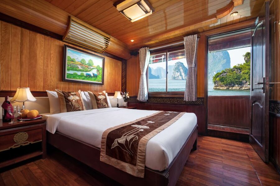 From Hanoi: Ha Long - Bai Tu Long Bay 2-Day 1-Night Cruise - The cabin: comfortable, but keep expectations realistic